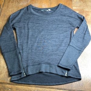 Athleta Blissful Shark-bite Pullover Sweatshirt